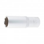 Головка торцевая удлиненная, 22 мм, 6-гранная, CrV, под квадрат 1/2", // STELS