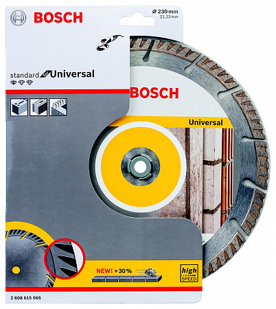 Диск алмазный Universal (230х22.2 мм) Bosch 2608615065