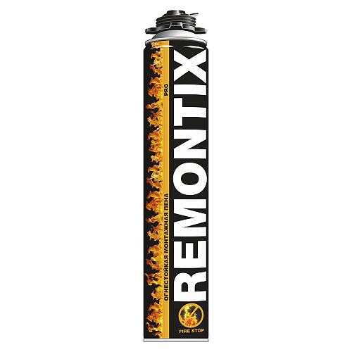 Пена монтажная огнестойкая Remontix pro 65 850 мл