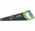 Ножовка по дереву "Зубец", 350 мм, 7-8 TPI, зуб 2D, кал.зуб,  защ. покр., 2-х комп. рук-ка// Сибртех